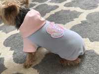 Bluza ubranko dla malego psa typu york Maltanczyk