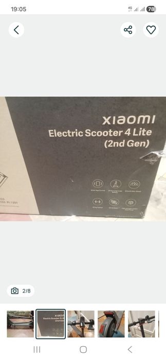 Самокат XIAOMI electric scooter 4 lite