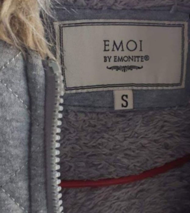 Blusão cinza de inverno