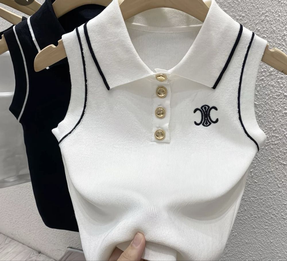 Майка celine,в чорному та білому кольрі