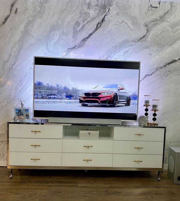 Komoda z lustra, lustrzana, biala, glamour, POLECAM!!