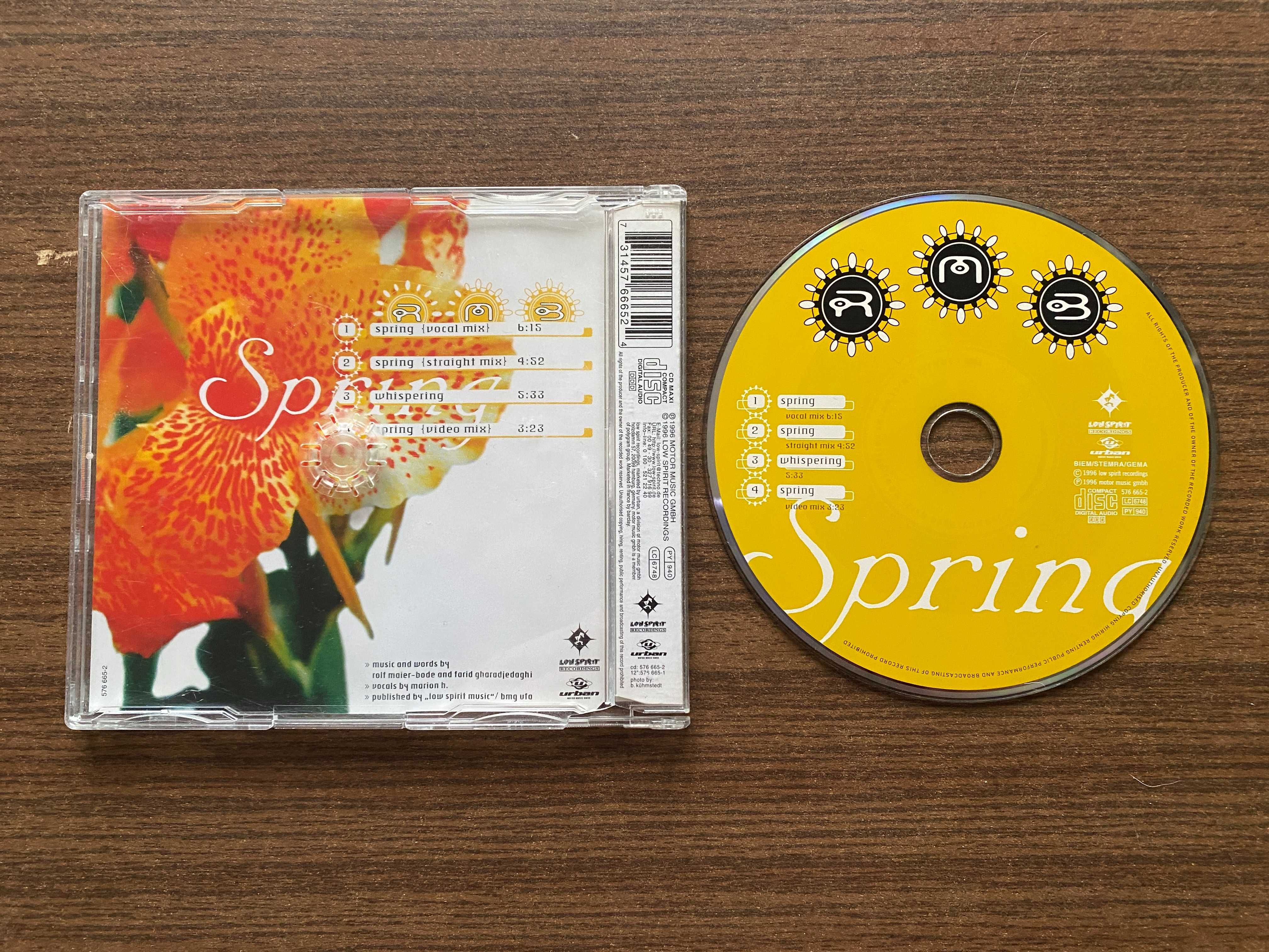 Музыкальный CD Single "RMB – Spring" [Low Spirit Recordings]