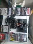 Playstation 2 com 3 comandos e 12 jogos diversos