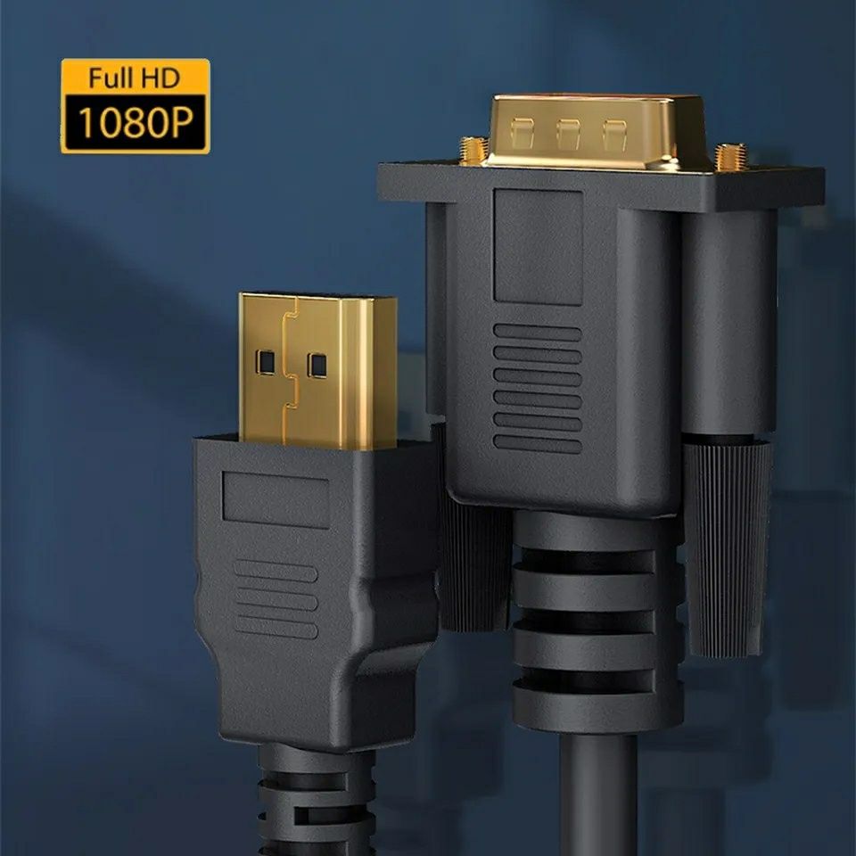 Кабель HDMI to VGA 1080p