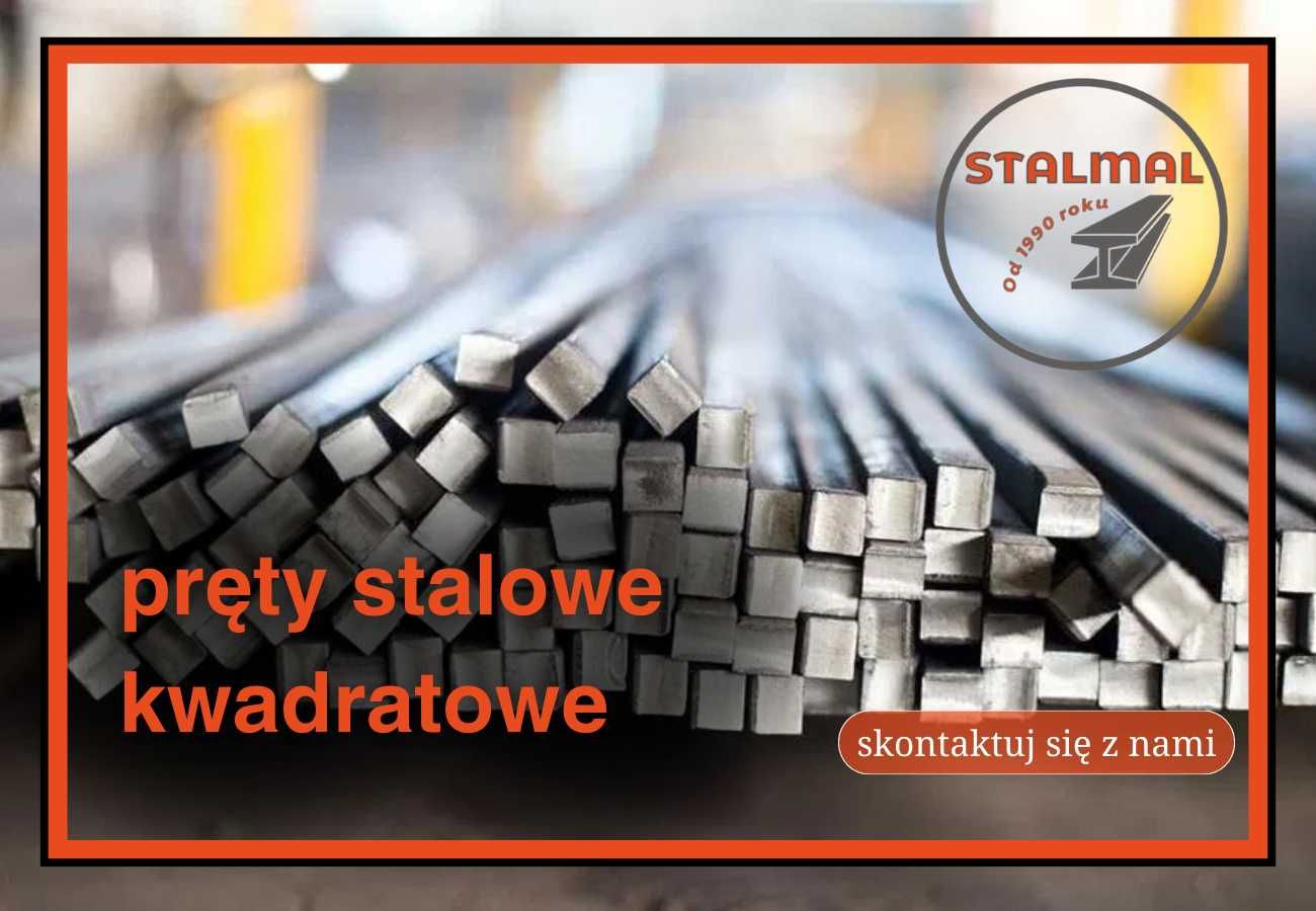 Pręty kwadratowe stalowe Olsztyn I Warmińsko Mazurskie