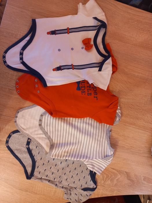 4 боді на хлопчика 3-6 міс