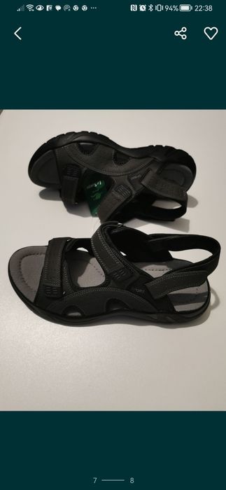 Sandały Męskie Lascape 2 W 1 z Odpinanym Paskiem z Tyłu Lekkie Wygodne