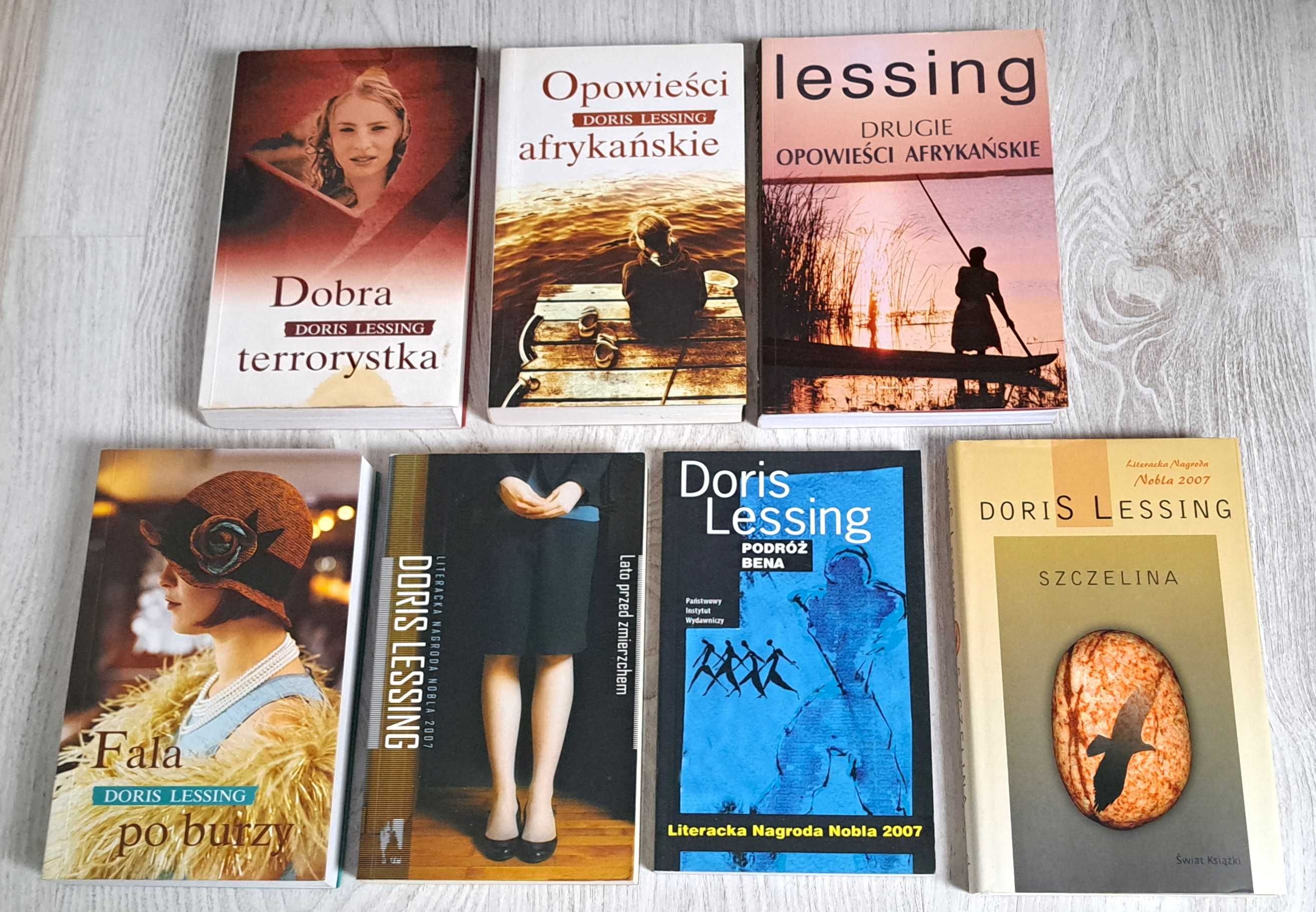 7x Doris Lessing Szczelina Podróż Bena Lato przed zmierzchem Opowieści