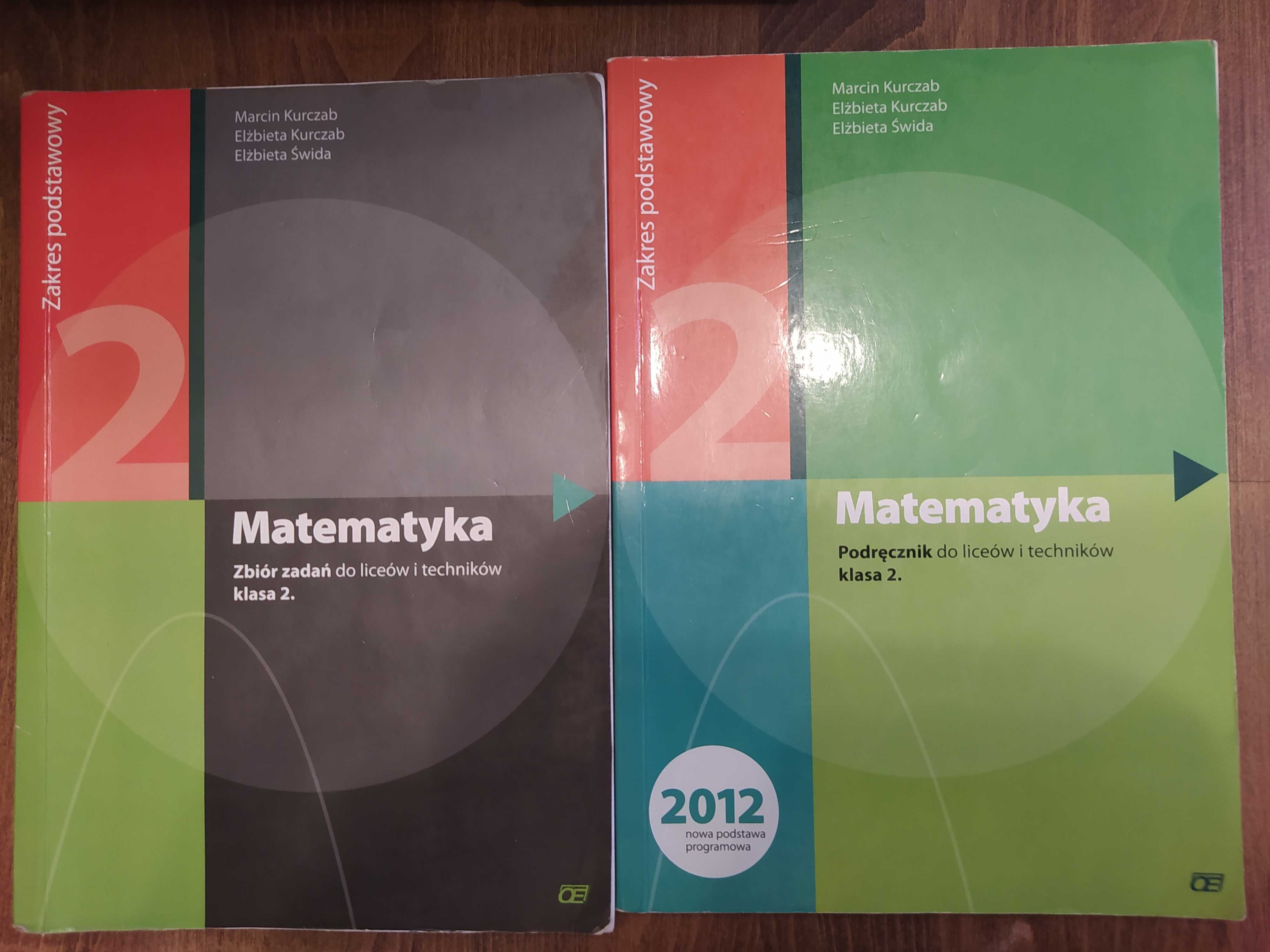 Matematyka 2 - zakres podstawowy - podręcznik + zbiór zadań