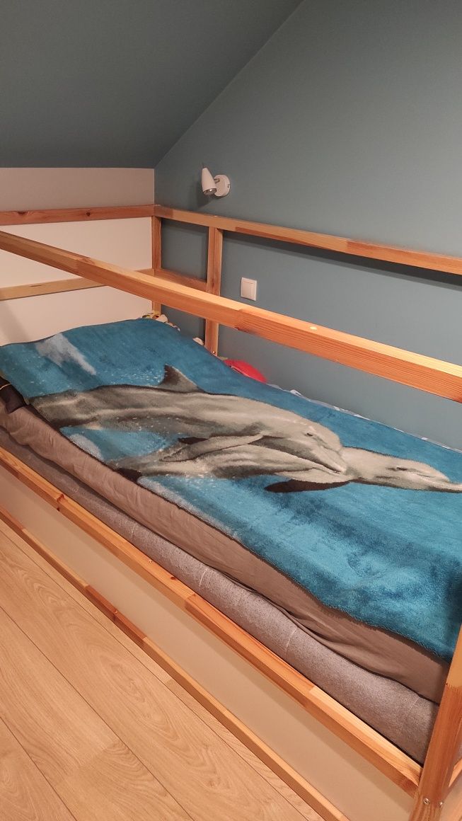 Łóżko dwustronne KURA Ikea 90x200