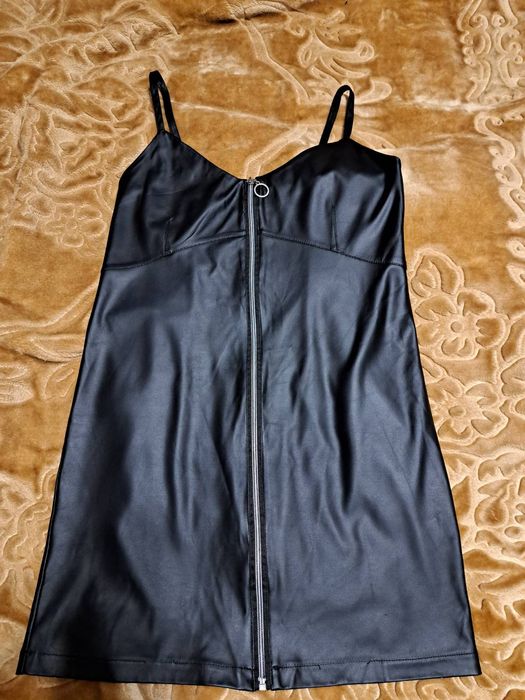 Сарафан із штучної  шкіри