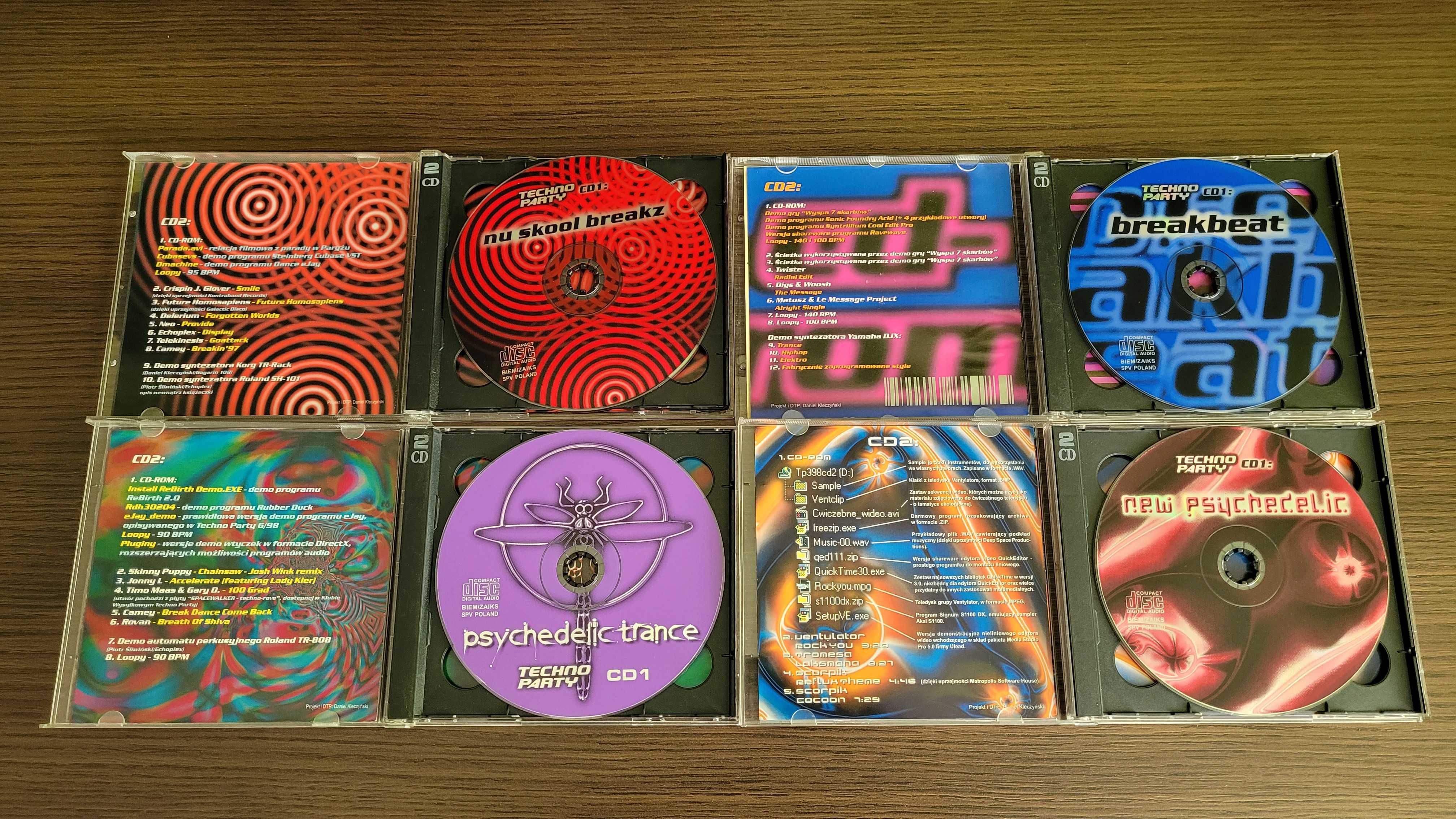Techno Party Kolekcja 13 Kompilacji 17 płyt CD
