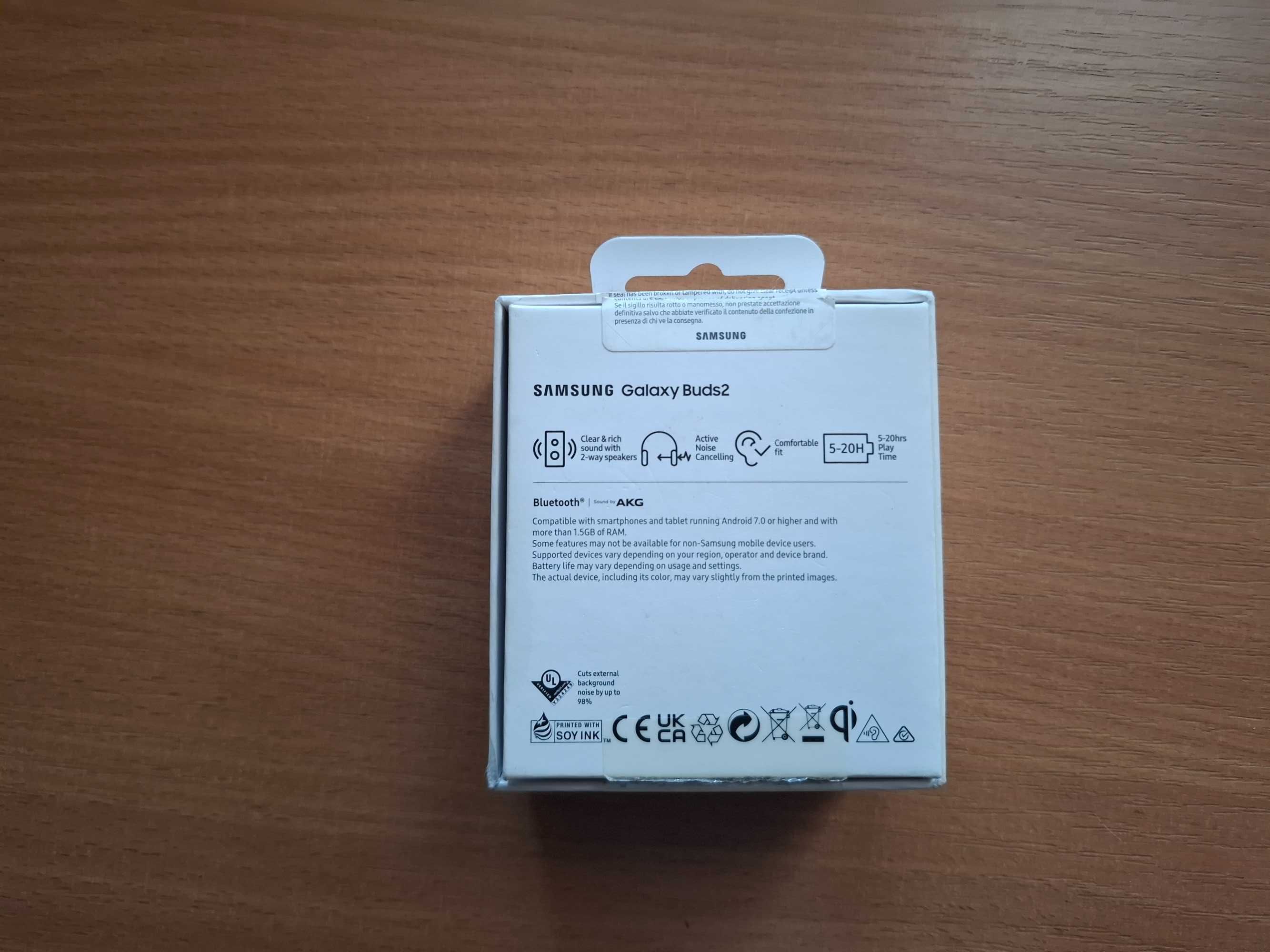 SAMSUNG Słuchawki Galaxy Buds 2 SM-R177NZWAEUE, Bluetooth, białe