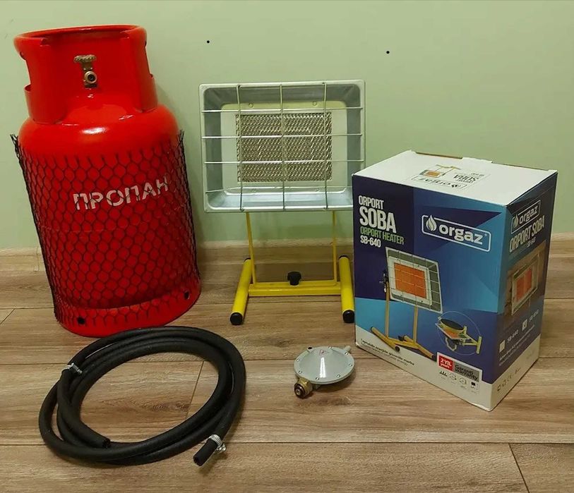 газовый обогреватель для баллонов керамика турецкий на подставке