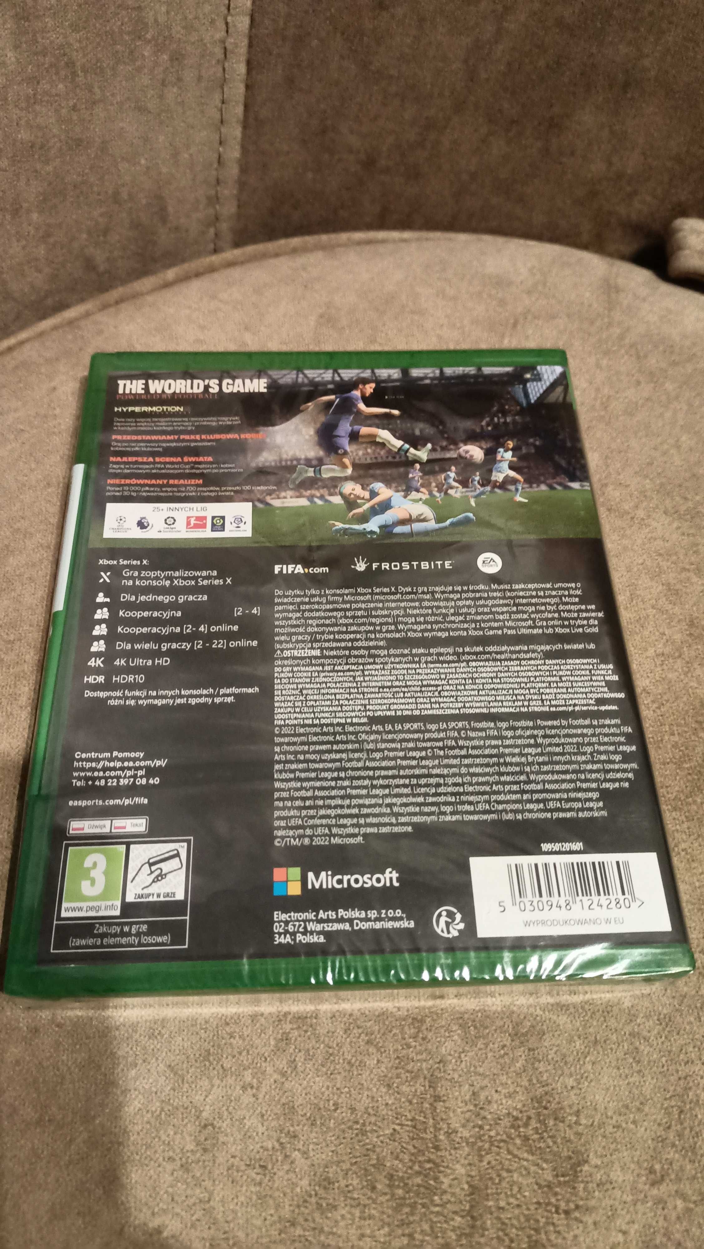 Nowa FIFA 23 Xbox series X