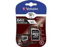 Karta pamięci MicroSDXC Verbatim 64GB Class 10 + adapter FV
