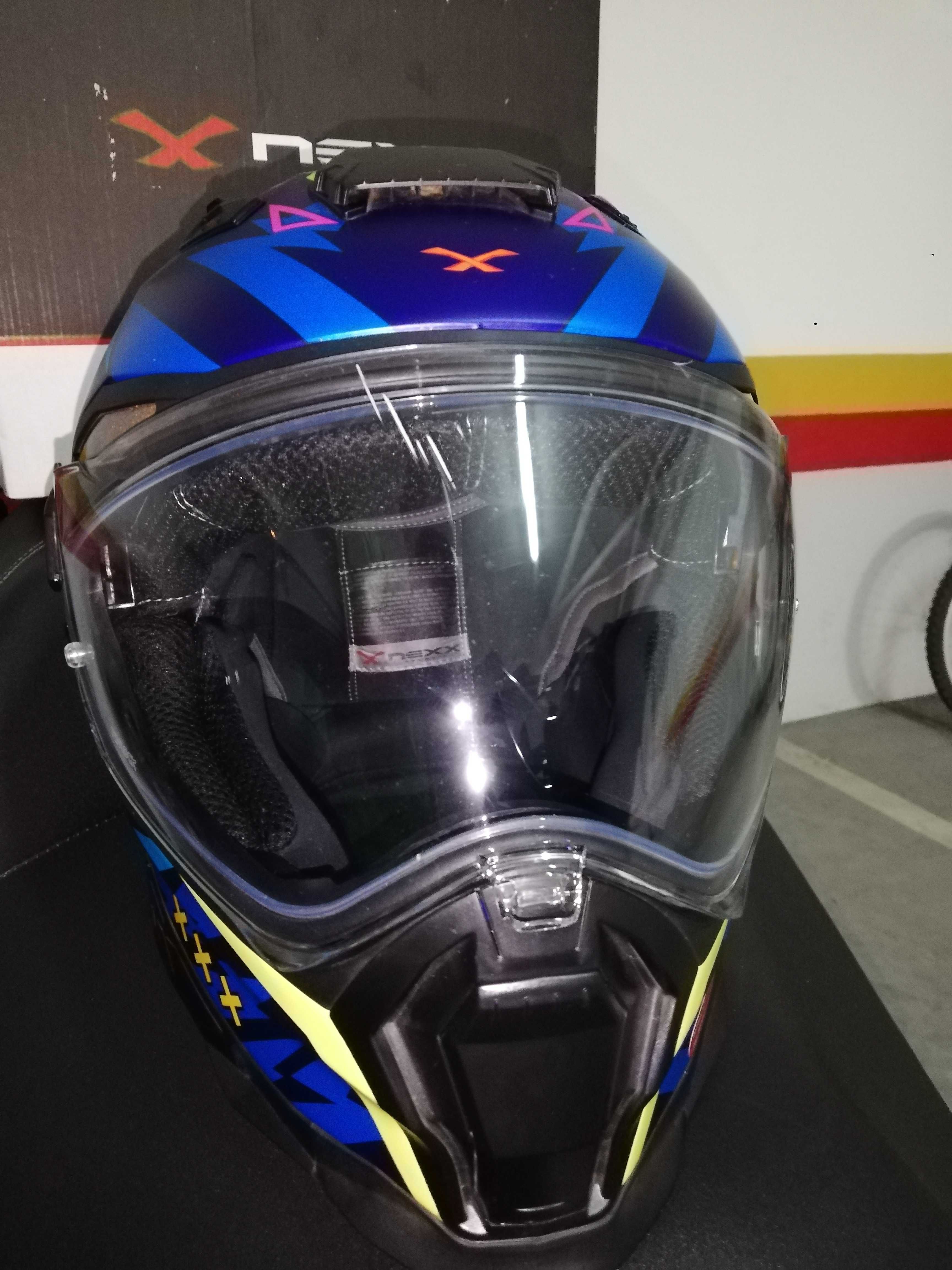 Capacete Nexx X.WST2 Rockcity Blue/Neon M Usado