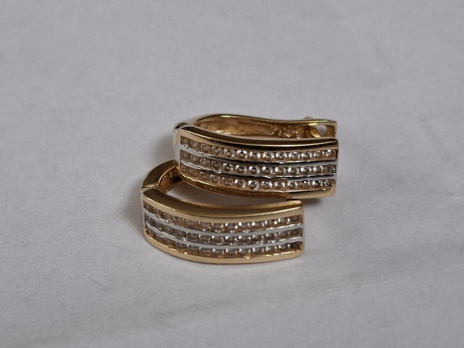 Kolczyki złote próba 585 (14k) 2,89 gr. nowe