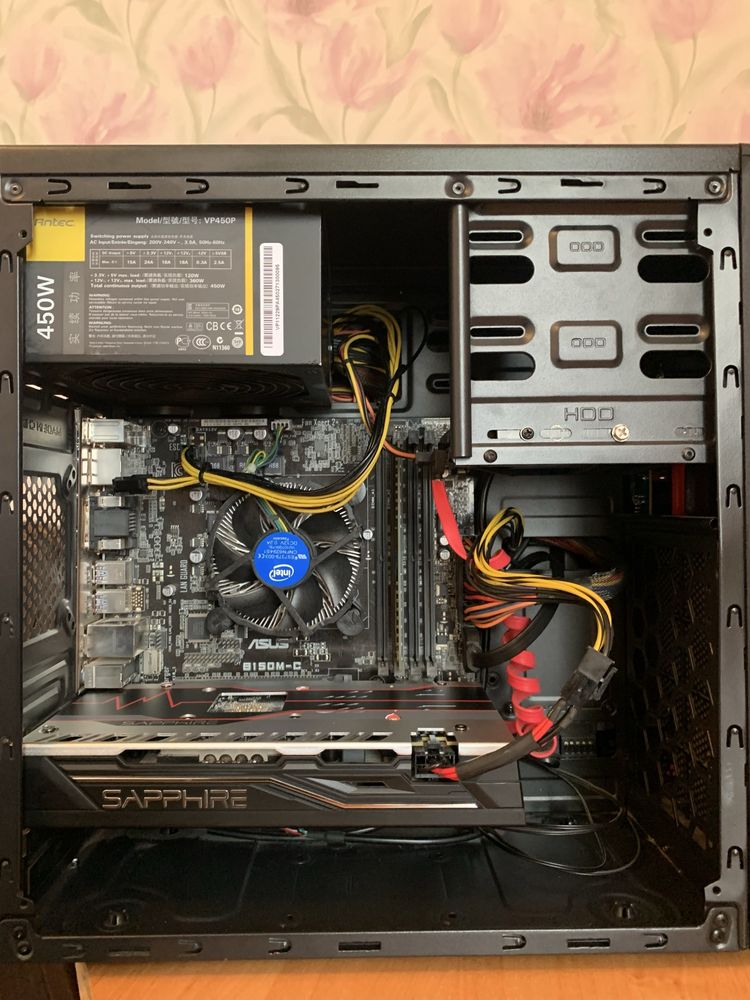 Компютер для ігор, роботи, навчання. ПК i7/RX580 8gb/DDR4/SSD+HDD/450W