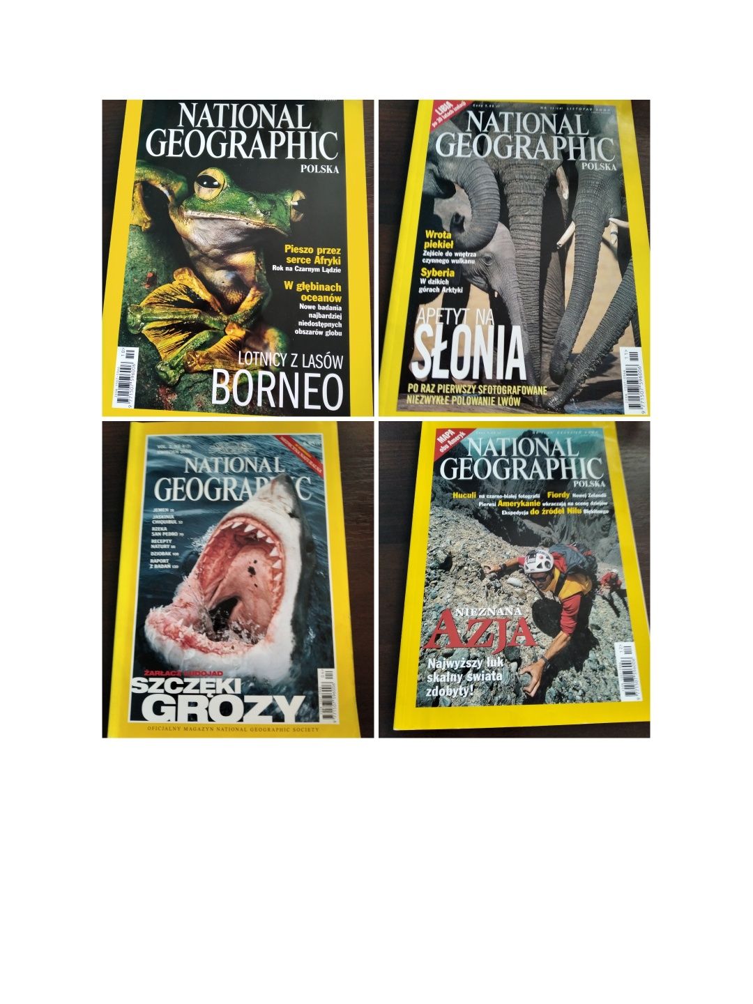 Sprzedam 8 książek National Geographic Polska z 2000r.
