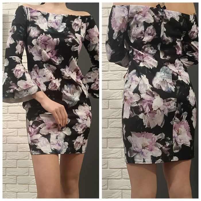 Плаття сукня платье в квітковий принт