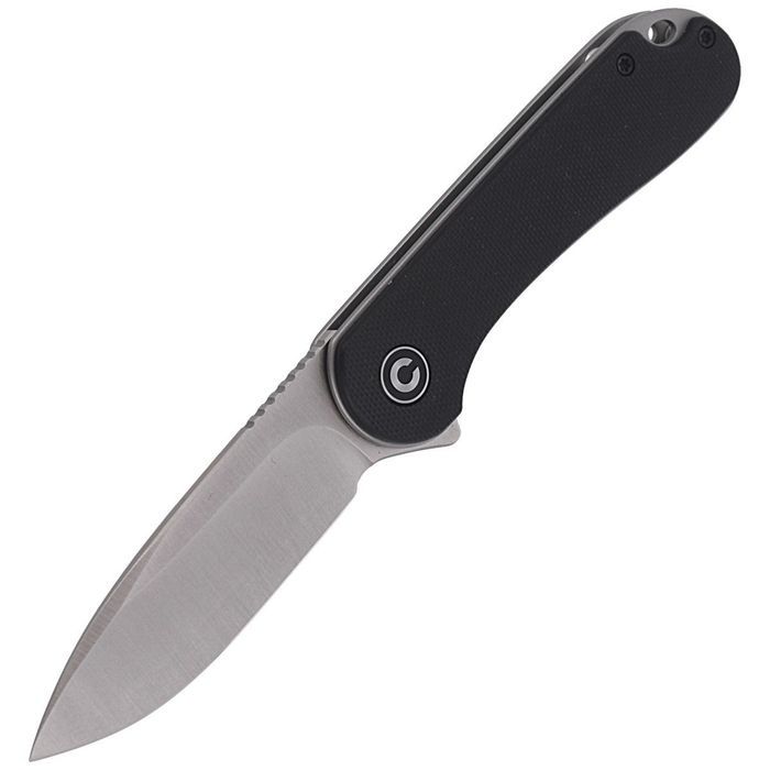 Nóż składany CIVIVI Elementum Flipper Black G10, Satin Finish