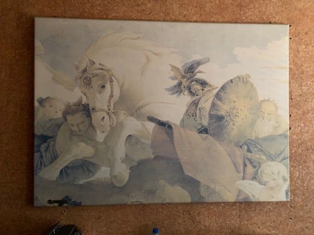 Tela de Minerva e Nettuno by Tiepolo