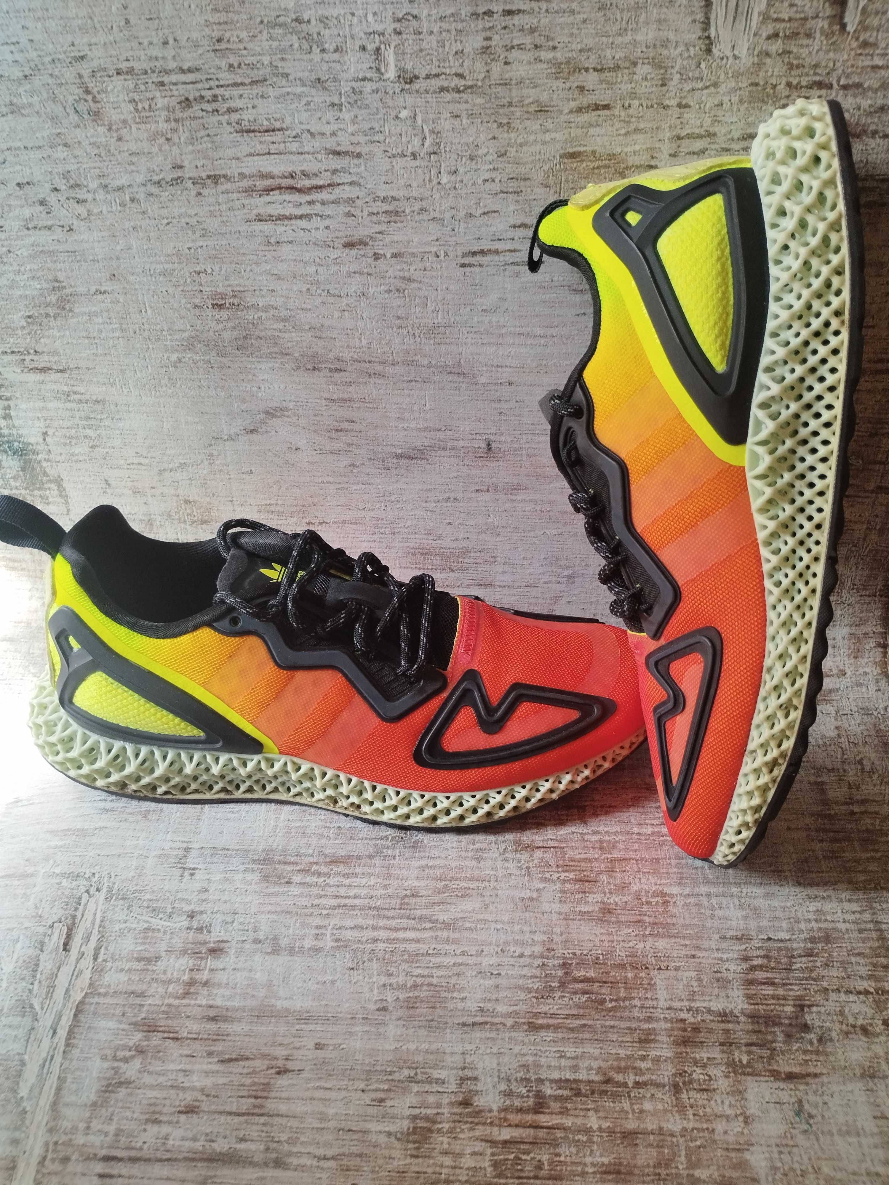Buty adidas Originals Zx 4D ''Solar Yellow Red''