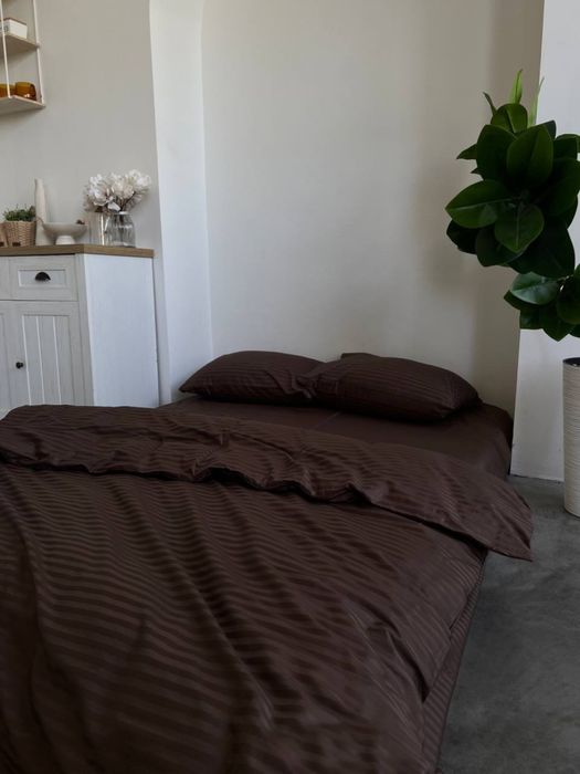 Простинь на резинці 100% бавовна простынь на резинке сатин Турция