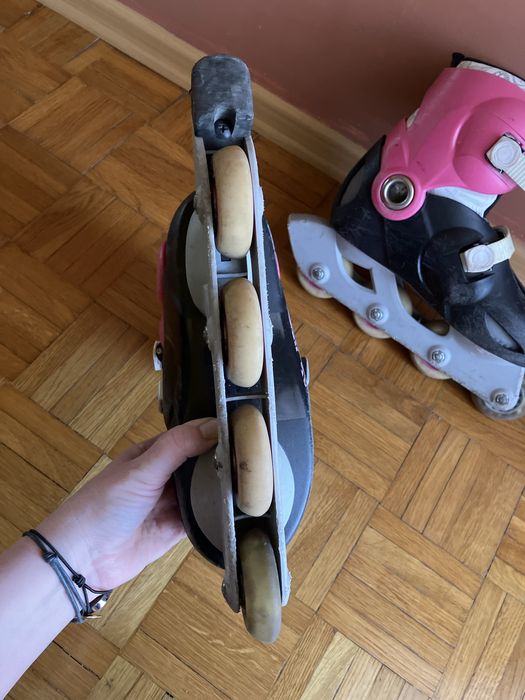 Łyżworolki Rolki oxelo Decathlon 34 35 36 regulowane używane