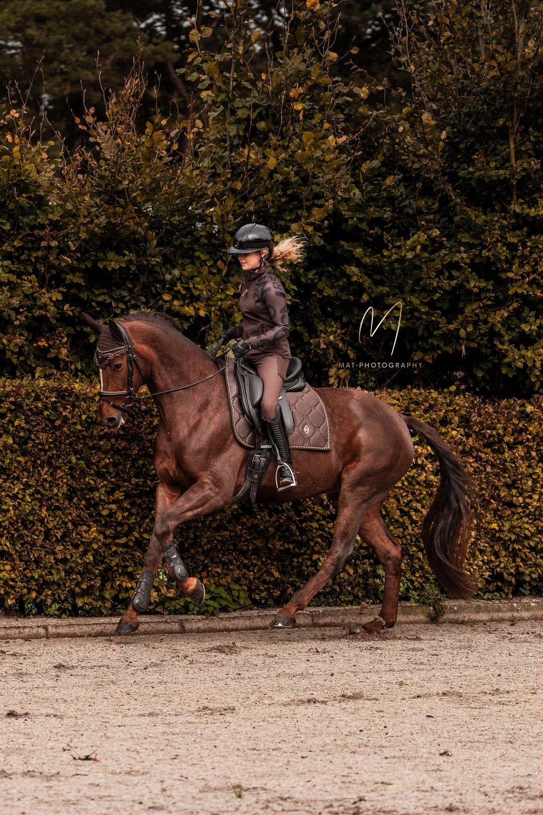 Czaprak ujeżdzeniowy Mrs.Ros equestrian stockholm brązowy ps of sweden