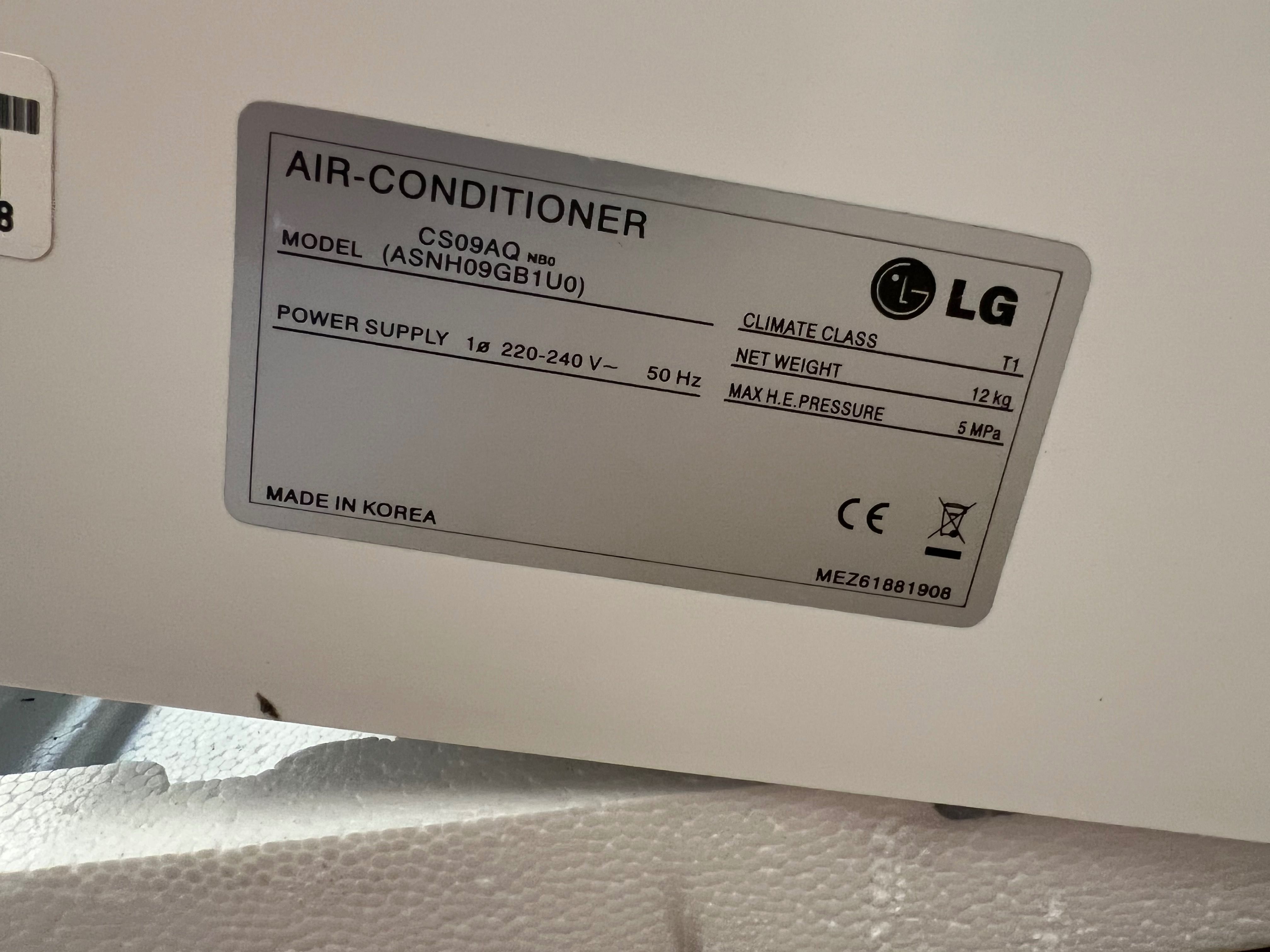 Ar condicionado LG