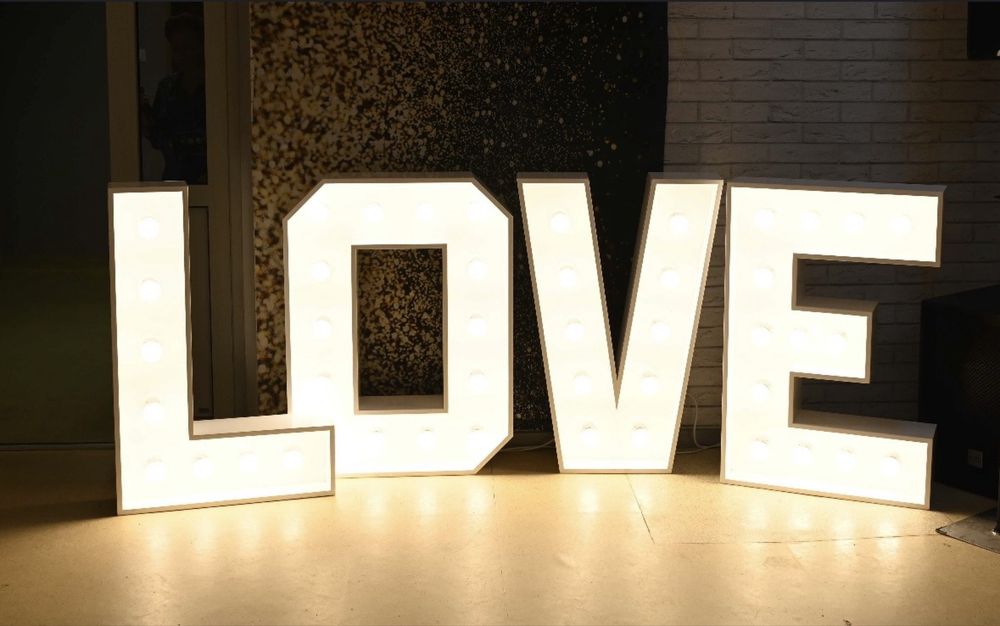 Napis LOVE | Fotobudka | Ślub | Wesele | DJ |