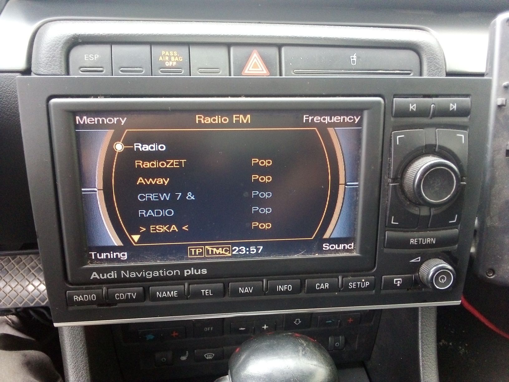 Radio Audi Navigation plus RNS-E a4 b6 b7 s4 2-din KOD