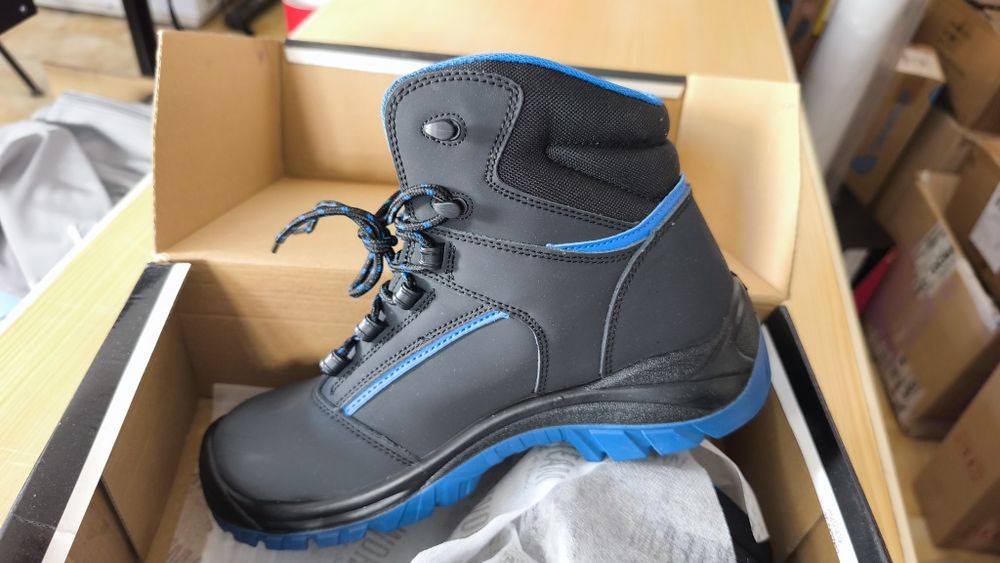 Bota Profissional S3 ESD em Nobuck – Máxima Proteção e Conforto Diário