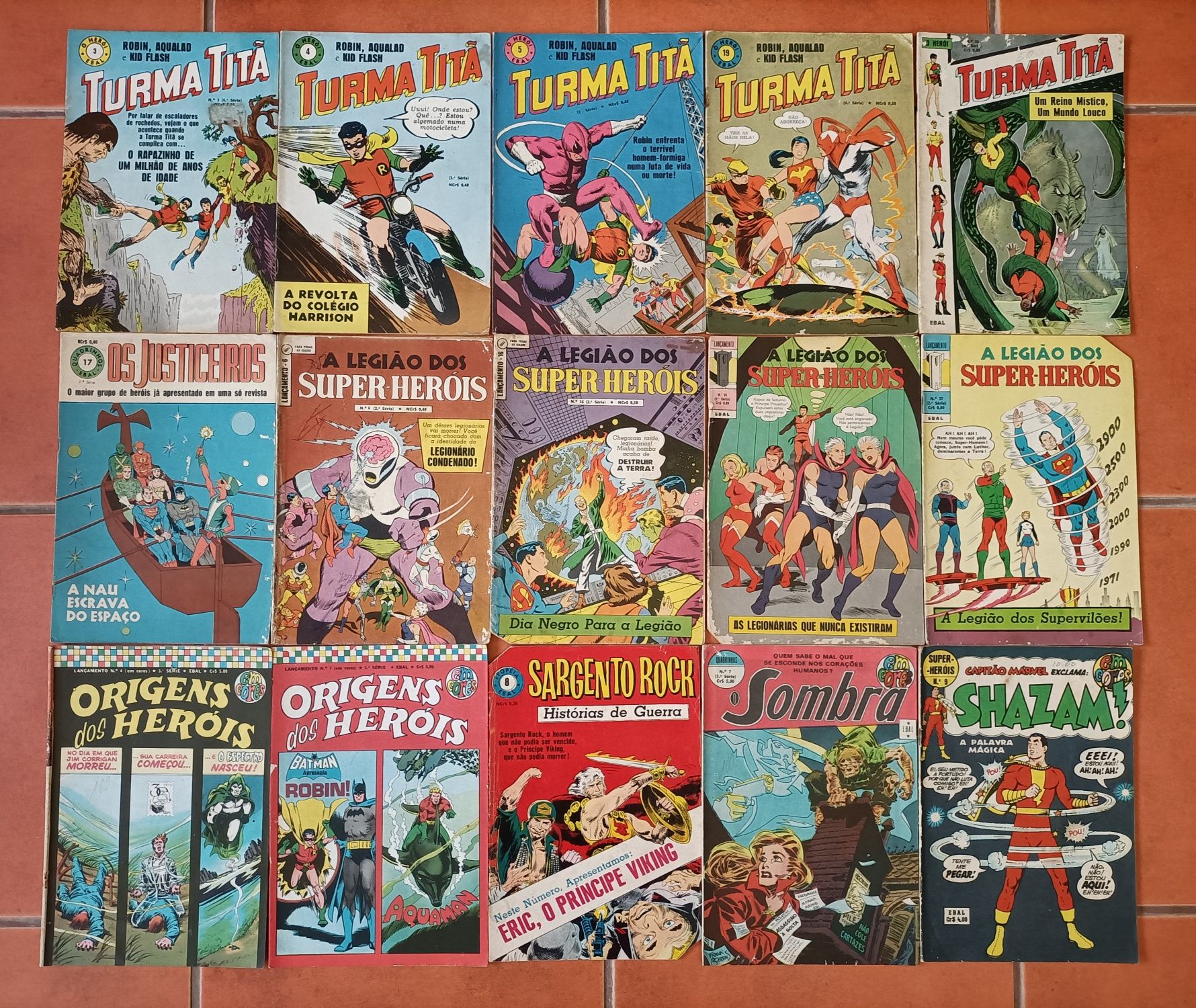 35 Liv. Ebal, Thor, Hulk, Demolidor, T. Titã, P. Submarino, Etc