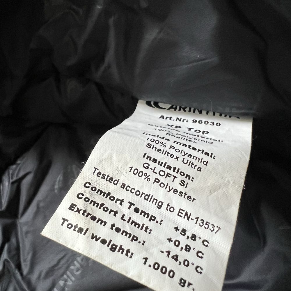 Carinthia XP Top śpiwór syntetyczny 1100g