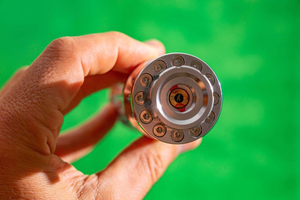 Laser verde de alta potencia com bateria recarregável. NOVO!