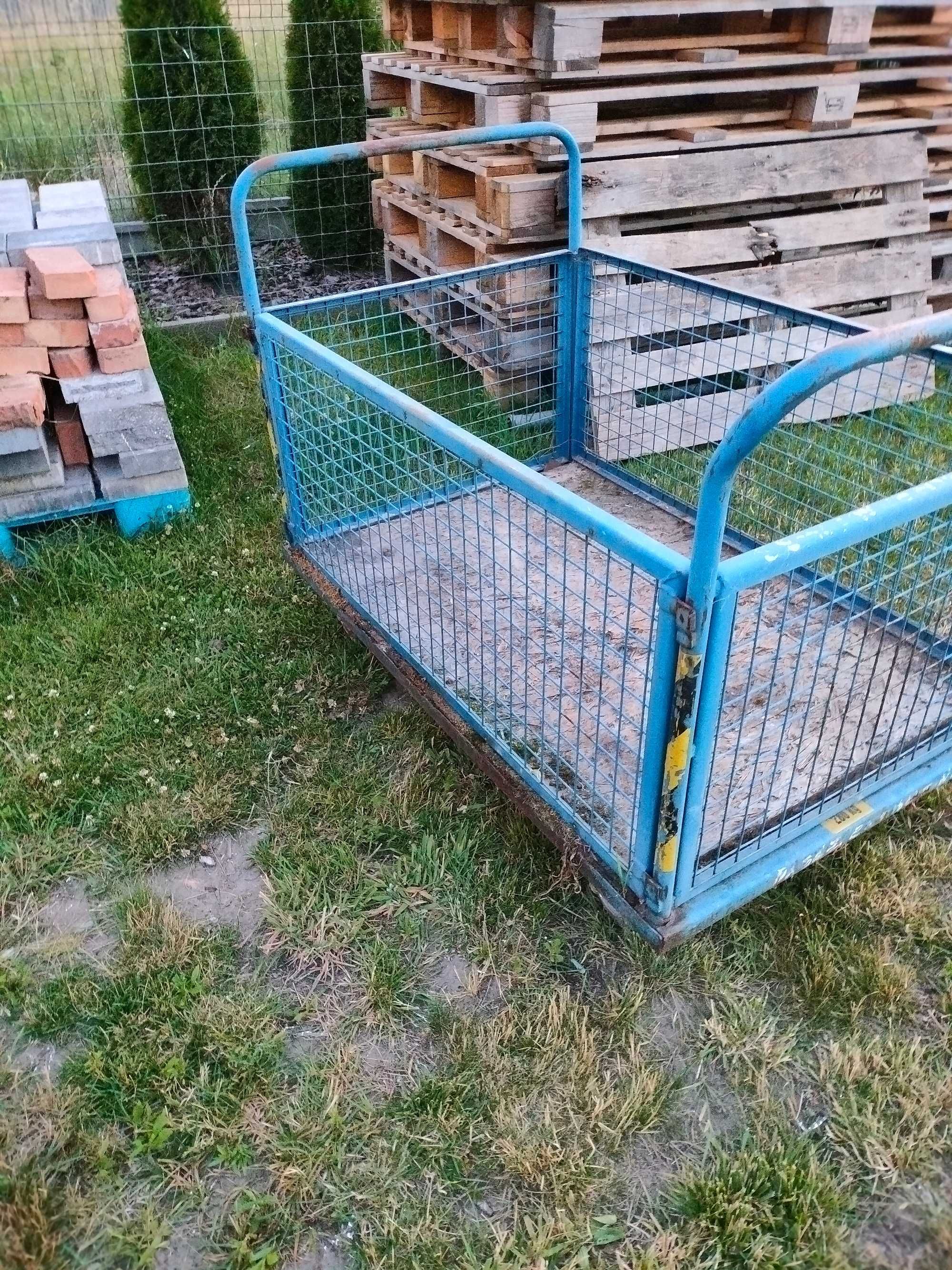 Sprzedam wózek siatkowy platformowy cztero burtowy