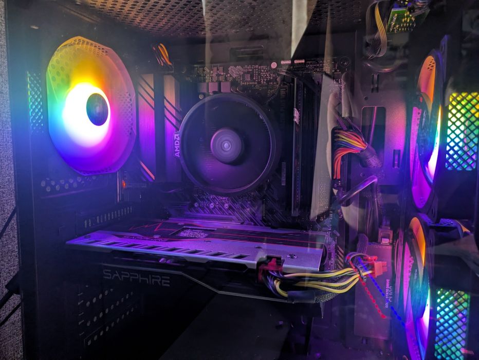 Ігровий ПК Ryzen 5 5500 + RX 570 + Odyssey G5 144Hz