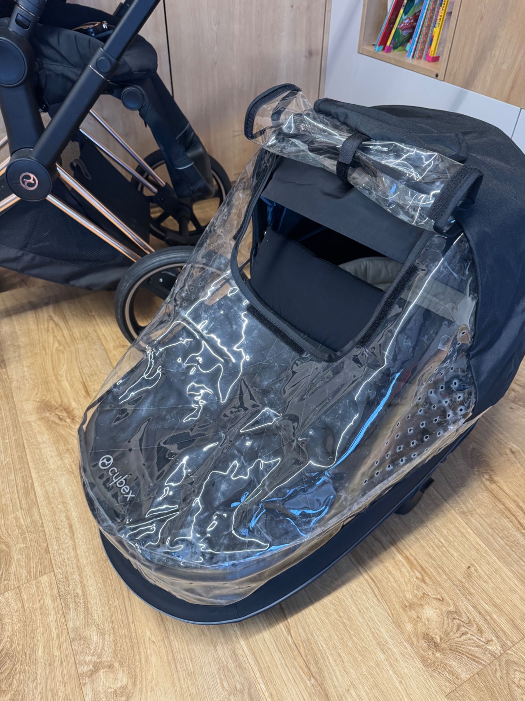 Wózek dziecięcy Cybex Priam 2.0 Rose Gold, Deep Black 2w1