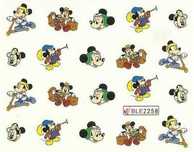 2258 naklejki wodne do zdobienia paznokci myszka miki mickey
