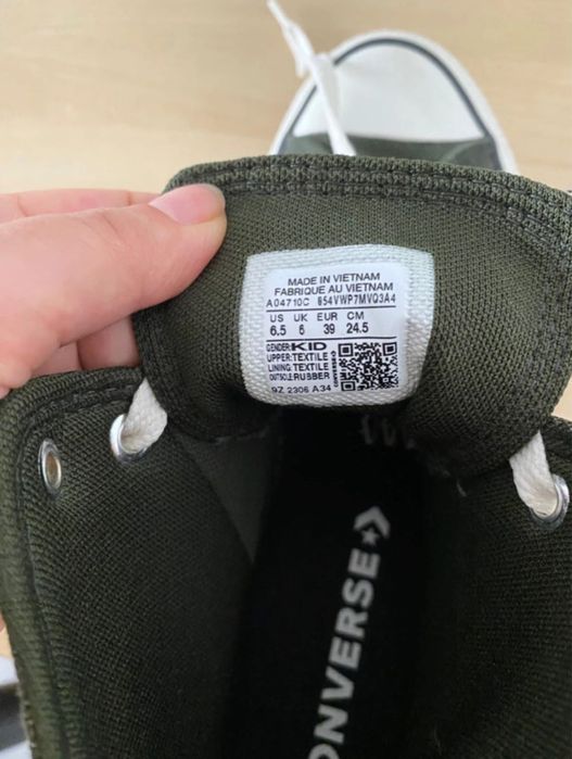 Sapatilhas Converse All Star de cano alto