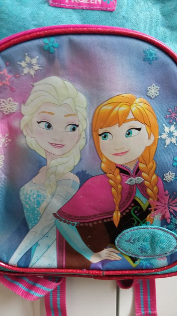 Plecak plecaczek Frozen Kraina Lodu Anna Elsa przedszkole zerówka wyci