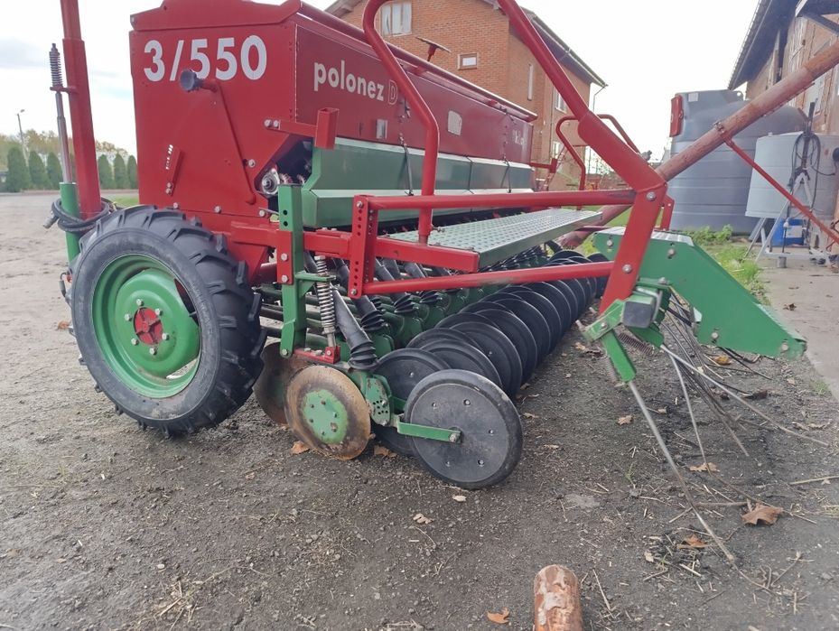 Siewnik zbożowy unia polonez talerzowy kółka kopiujace