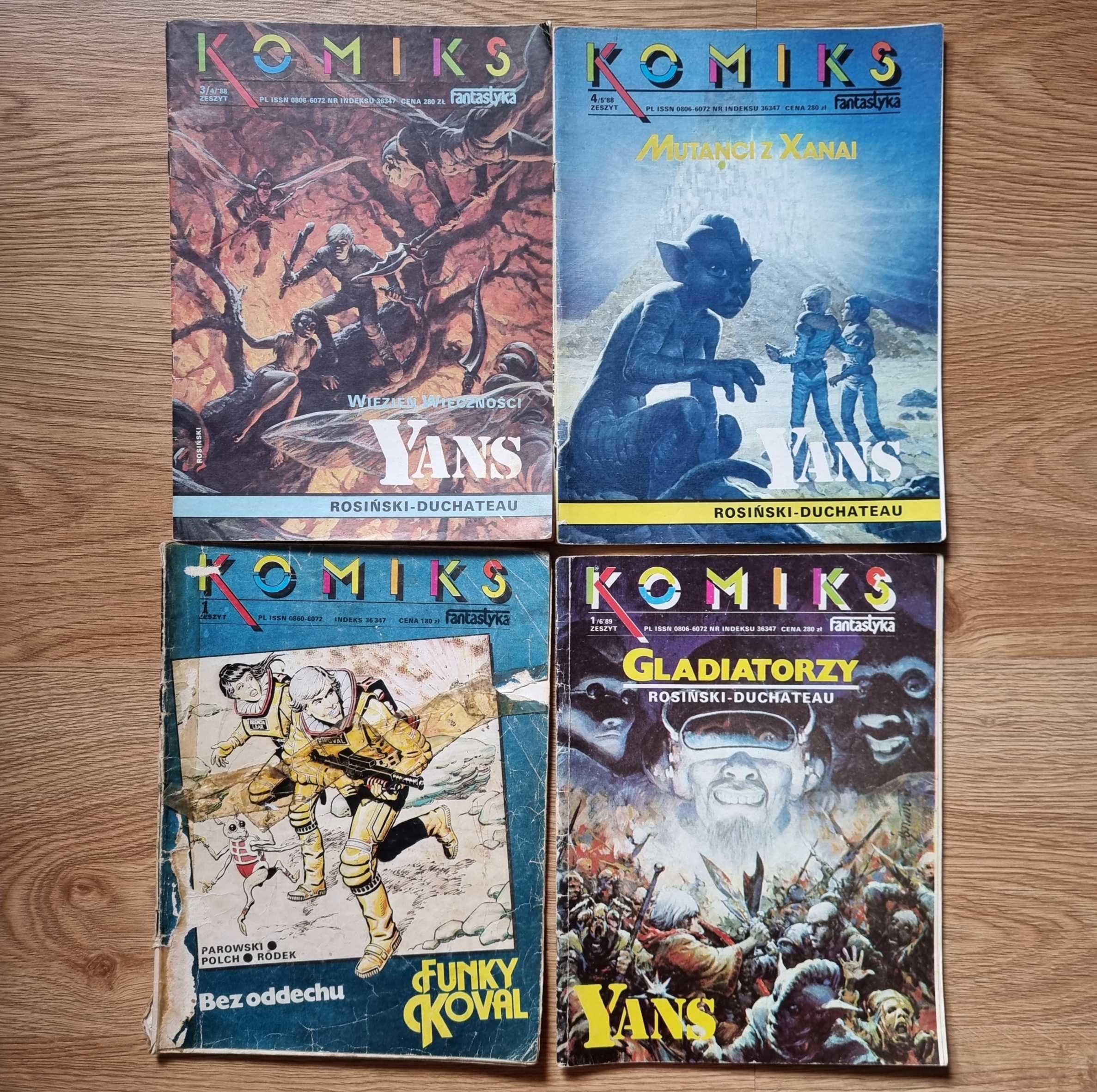 Komiks fantastyka Rosiński itd PRL zbiór 11 szt super.