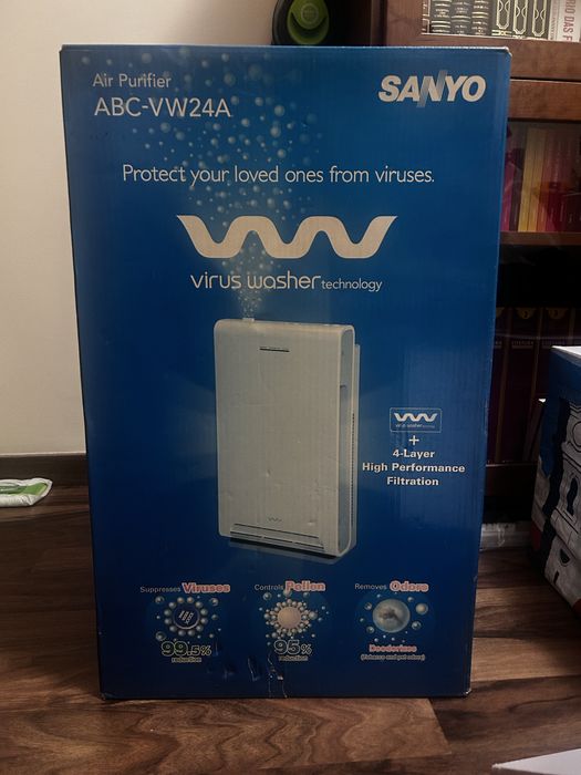 Purificador de Ar SANYO ABC-VW24A – Virus Washer Technology