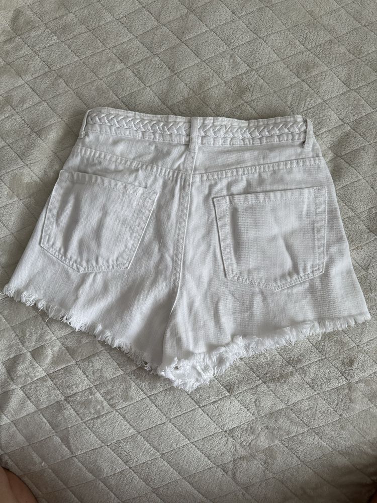шорти джинсові білі короткі