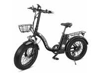 Motorower elektryczny 2024 KF9 35AH aluminium koło 20 " czarny 1500 W