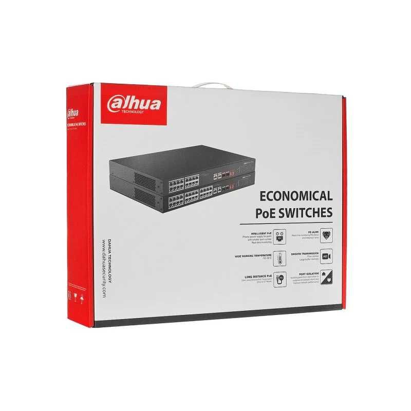 Dahua DH-PFS3226-24ET-240 Switch 24 portas POE